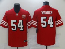 Men's San Francisco 49ers #54 Fred Warner 2021 75th Anniversary Vapor Limited Jersey