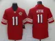 Men's San Francisco 49ers #11 Brandon Aiyuk 2021 75th Anniversary Vapor Limited Jersey