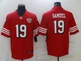 Men's San Francisco 49ers #19 Deebo Samuel Scarlet 2021 75th Anniversary Alternate Vapor Limited Jersey