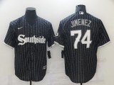 MLB Chicago White Sox #74 Jimenez Black 2021 City Connect Jersey