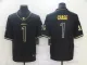 Men's Cincinnati Bengals #1 Ja'Marr Chase Black Golden Edition Limited Jersey