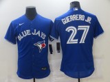 MLB Toronto Blue Jays #27 Guerrero Jr. Blue Flex Base Elite Jersey