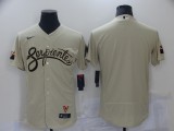 MLB Arizona Diamondbacks Blank Serpientes Gold 2021 City Connect Flex Base Elite Jersey