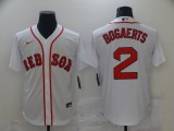 MLB Boston Red Sox #2 Bogaerts White Game Nike Jersey