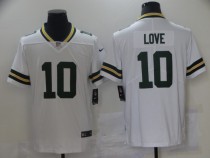 Men's Green Bay Packers #10 Love White 2021 NFL Draft  Vapor Untouchable Limited Jersey