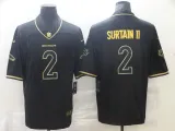 Men's Denver Broncos #2 Patrick Surtain II Black Golden Edition Limited Jersey
