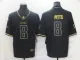 Men's Atlanta Falcons #8 Kyle Pitts Black Golden Edition Limited Jersey
