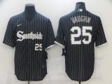 MLB Chicago White Sox #25 Vaughn  Black 2021 City Connect Jersey