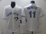 MLB Toronto Blue Jays #11 Bichette White Game Nike Jersey