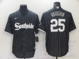 MLB Chicago White Sox #25 Vaughn  Black 2021 City Connect Jersey