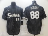 MLB Chicago White Sox #88 Luis Robert Black 2021 City Jersey