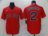 MLB Boston Red Sox #2 Bogaerts Red Game Nike Jersey