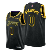 NBA Los Angeles Lakers #0 Russell Westbrook Black Earned Edition Jersey