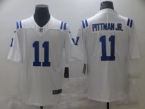 Men's Indianapolis Colts #11 Pittman Jr. White Vapor Untouchable Limited Jersey