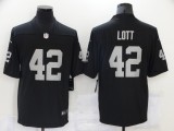 Men's Las Vegas Raiders #42 Lott Black Vapor Limited Jersey