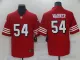 Men's San Francisco 49ers #54 Fred Warner Red Color Rush Limited Jersey