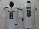 Men's New York Jets #8 Moore White Vapor Untouchable Limited Stitched Jersey