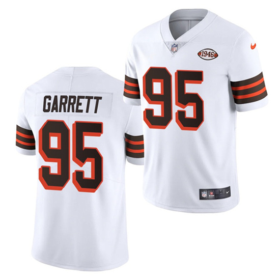 Men's Cleveland Browns #95 Myles Garrett 1946 Vapor Limited Jersey