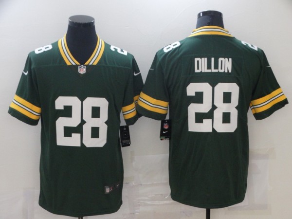 Men's Green Bay Packers #28 Dillon Green 2021 NFL Draft  Vapor Untouchable Limited Jersey