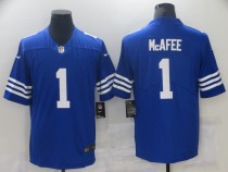 Men's Indianapolis Colts #1 McAfee Royal Blue Vapor Untouchable Limited Jersey