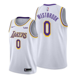 NBA Los Angeles Lakers #0 Russell Westbrook White Jersey