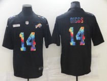 Men's Buffalo Bills #14 Stefon Diggs 2020 Black Crucial Catch Limited Jersey