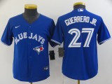 Youth MLB Toronto Blue Jays #24 Guerrero Jr. Blue Game Nike Jersey