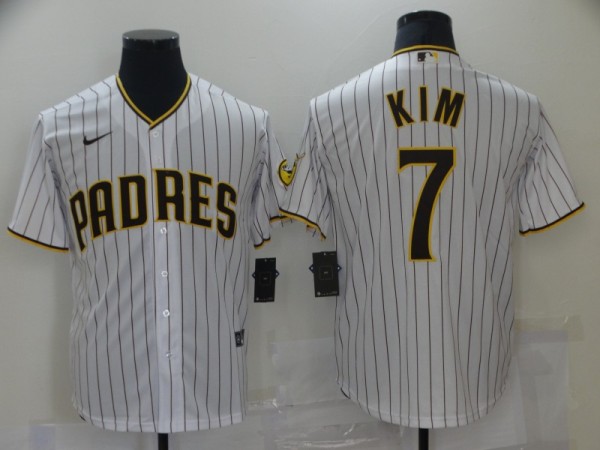 MLB San Diego Padres #7 Kim White Strip Game Nike Jersey