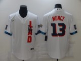 MLB Los Angeles Dodgers #13 Max Muncy 2021 White All-Star Jersey