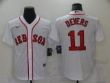 MLB Boston Red Sox #11 Devers White Game Nike Jersey