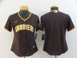 Women MLB San Diego Padres Blank Coffee Game Nike Jersey