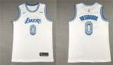 NBA Los Angeles Lakers #0 Russell Westbrook 2021 City Edition White Jersey