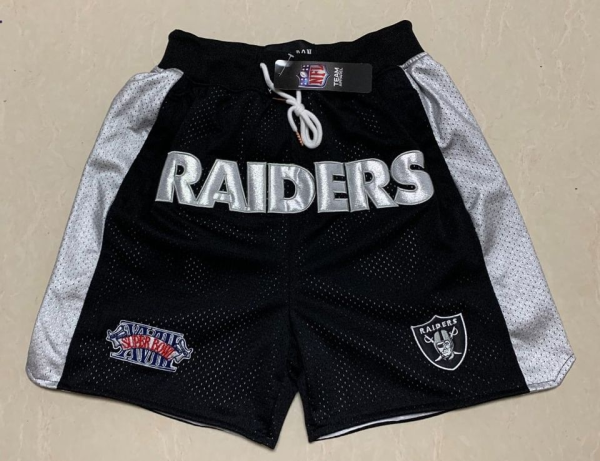 Las Vegas Raiders Just Don Shorts