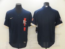 MLB Kansas City Royals Blank 2021 Navy All-Star Flex Base Elite Jersey