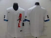 MLB Los Angeles Angels Blank  2021 White All-Star Jersey