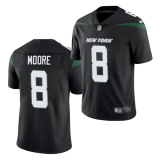 Men's New York Jets #8 Moore Black Vapor Untouchable Limited Stitched Jersey