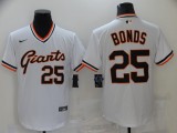 MLB San Francisco Giants #25 Barry Bonds White Game Jersey