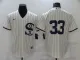 MLB Chicago White Sox #33 Lance Lynn 2021 Cream/Navy Field Of Dreams Jersey