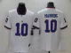 New Nike York Giants 10 Manning Navy White Color Rush Limited Jersey