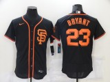 MLB San Francisco Giants #23 Bryant Black Flex Base Elite Jersey