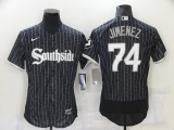 MLB Chicago White Sox #74 Jimenez Black 2021 City Connect Flexbase Elite Jersey