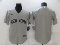 MLB New York Yankees Blank Grey Game Nike Jersey
