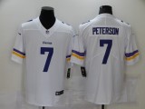 Men's Minnesota Vikings #7 Peterson White Vapor Untouchable Limited Jersey