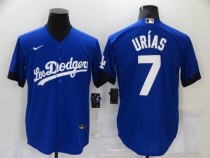 MLB Los Angeles Dodgers #7 Julio Urias 2021 Royal City Connect Jersey