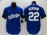 MLB Los Angeles Dodgers #22 Kershaw 2021 Royal City Connect Jersey