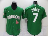 MLB Los Angeles Dodgers #7 Julio Urias Green Game Nike Jersey