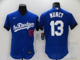 MLB Los Angeles Dodgers #13 Max Muncy 2021 Royal City Connect Flex Base Elite Jersey