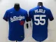 MLB Los Angeles Dodgers #55 Albert Pujols 2021 Royal City Connect Flex Base Elite Jersey