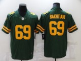 Men's Green Bay Packers #69 David Bakhtiari 2021 Green Vapor Untouchable Limited Jersey