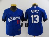 Yoth MLB Los Angeles Dodgers #13 Max Muncy 2021 Royal City Connect Jersey 2021 Royal City Connect Jersey